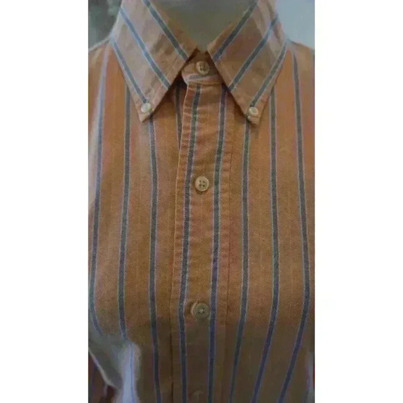 Ralph Lauren Striped Collared Classic-Fit Button-Down Shirt - Size 16 32/33 - Picture 8 of 16